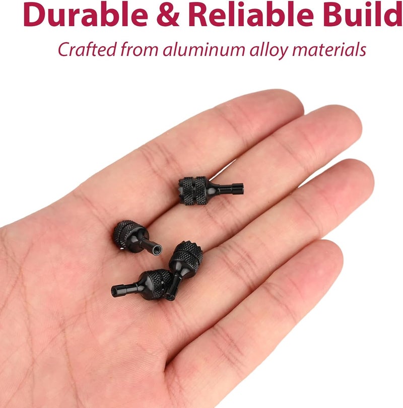 NICECRAFT 4 Pcs Aluminum Alloy Remote Controller Sticks Joystick for DJI RC/RC2 for Mini 3/Mini 3 Pro/Mini 4 Pro/Air 3/3S/Air 2S/Neo/Mavic 4 Pro/Mavic 3/Mavic 3 Pro/Mavic 3 Drone Replacement (Black) - Image 5